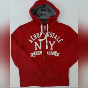 Aeropostale Script Logo Full-Zip Hoodie Size M NWT MSRP $59.50
